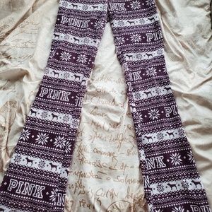 PINK Victoria's Secret Intimates & Sleepwear - HTF victorias secret Pink thermal PJ's PINK Victoria's Secret Intimates & Sleepwear - HTF victorias secret Pink thermal PJ's